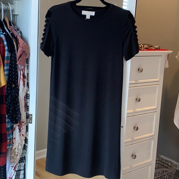 michael kors basics black dress